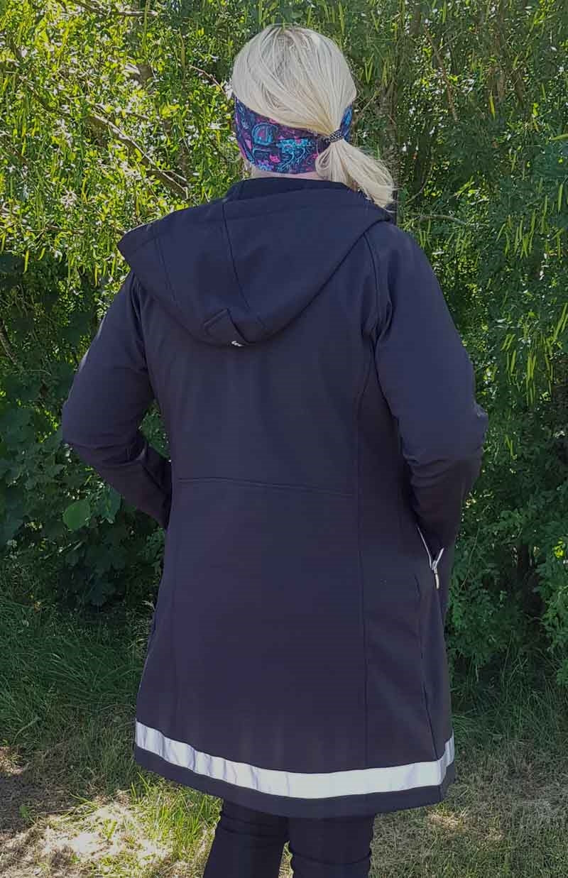 Supreme Softshellkappa Dam Svartreflex - Way of Sweden