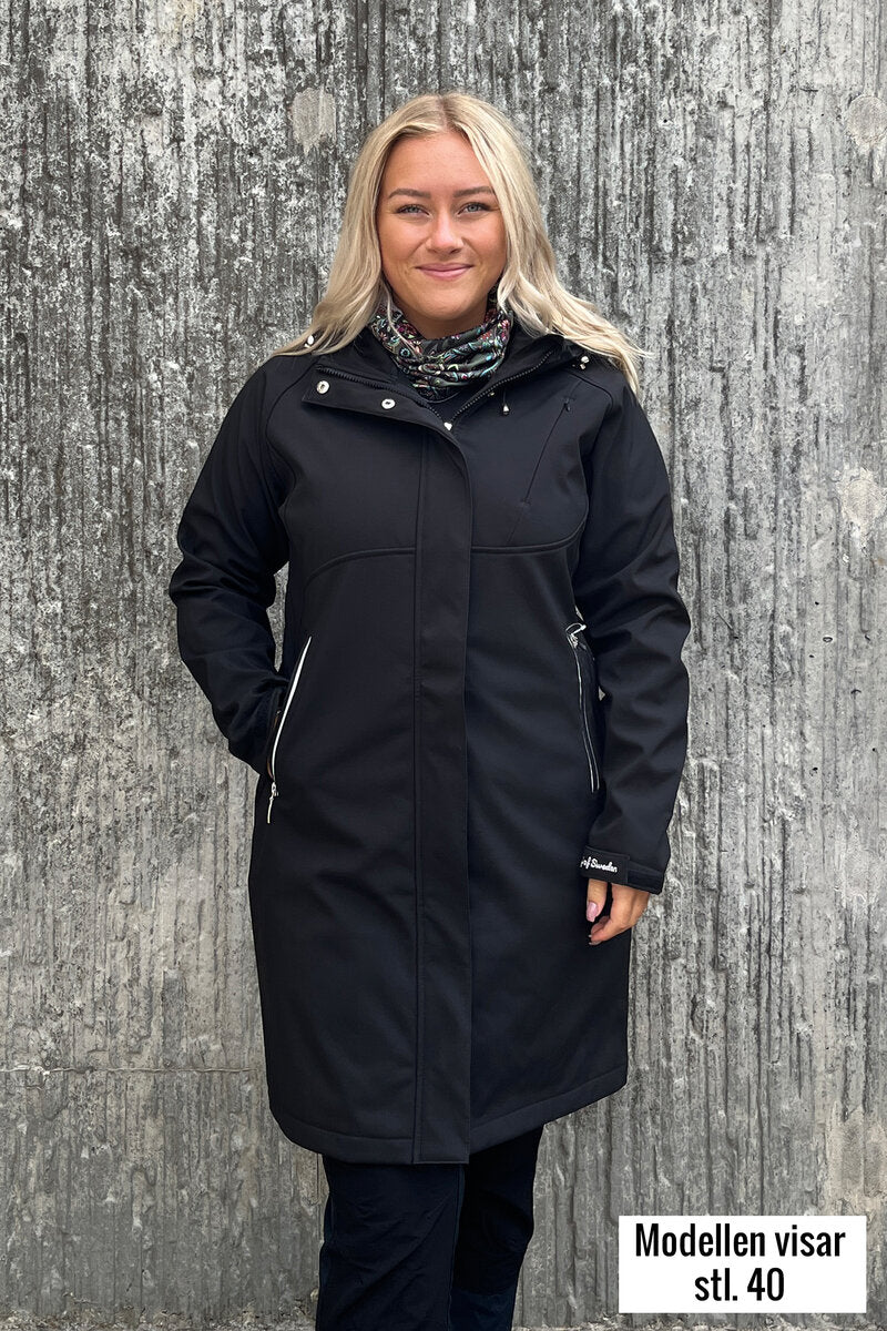 Supreme Softshell Coat Women Black - Way of Sweden