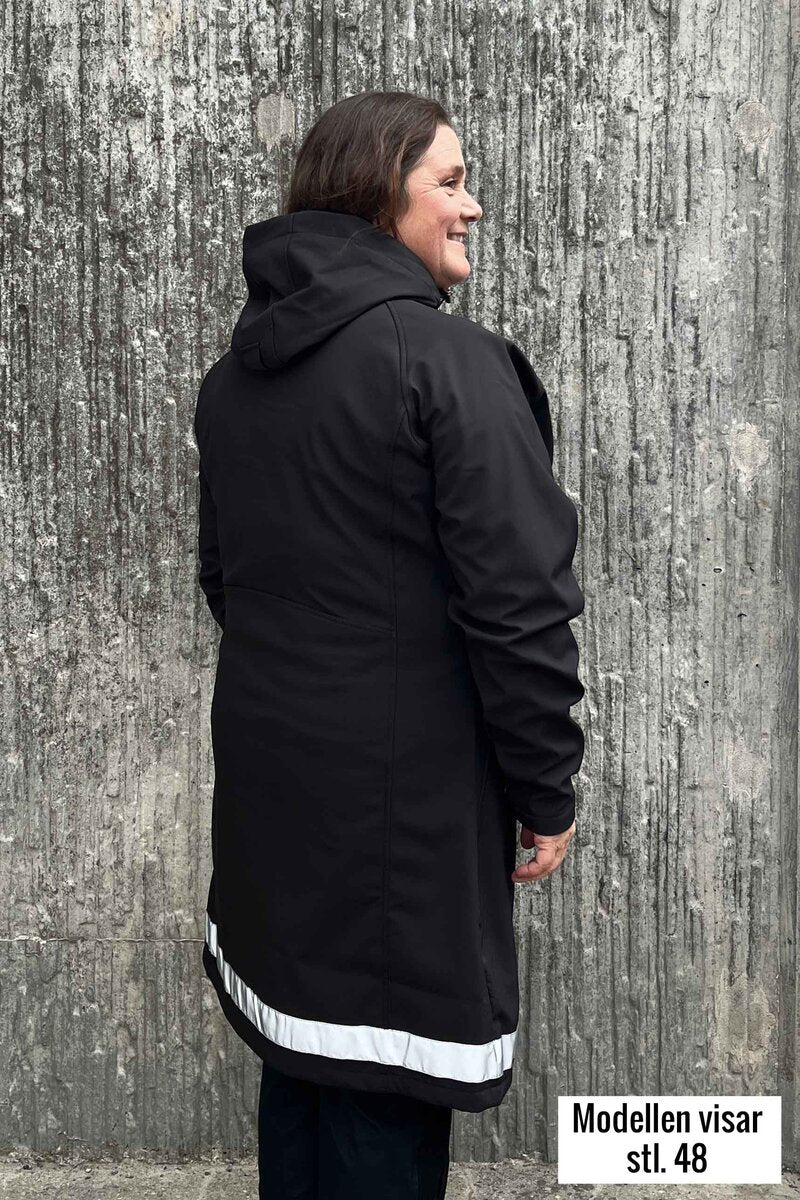Supreme Softshellkappa Dam Svartreflex - Way of Sweden