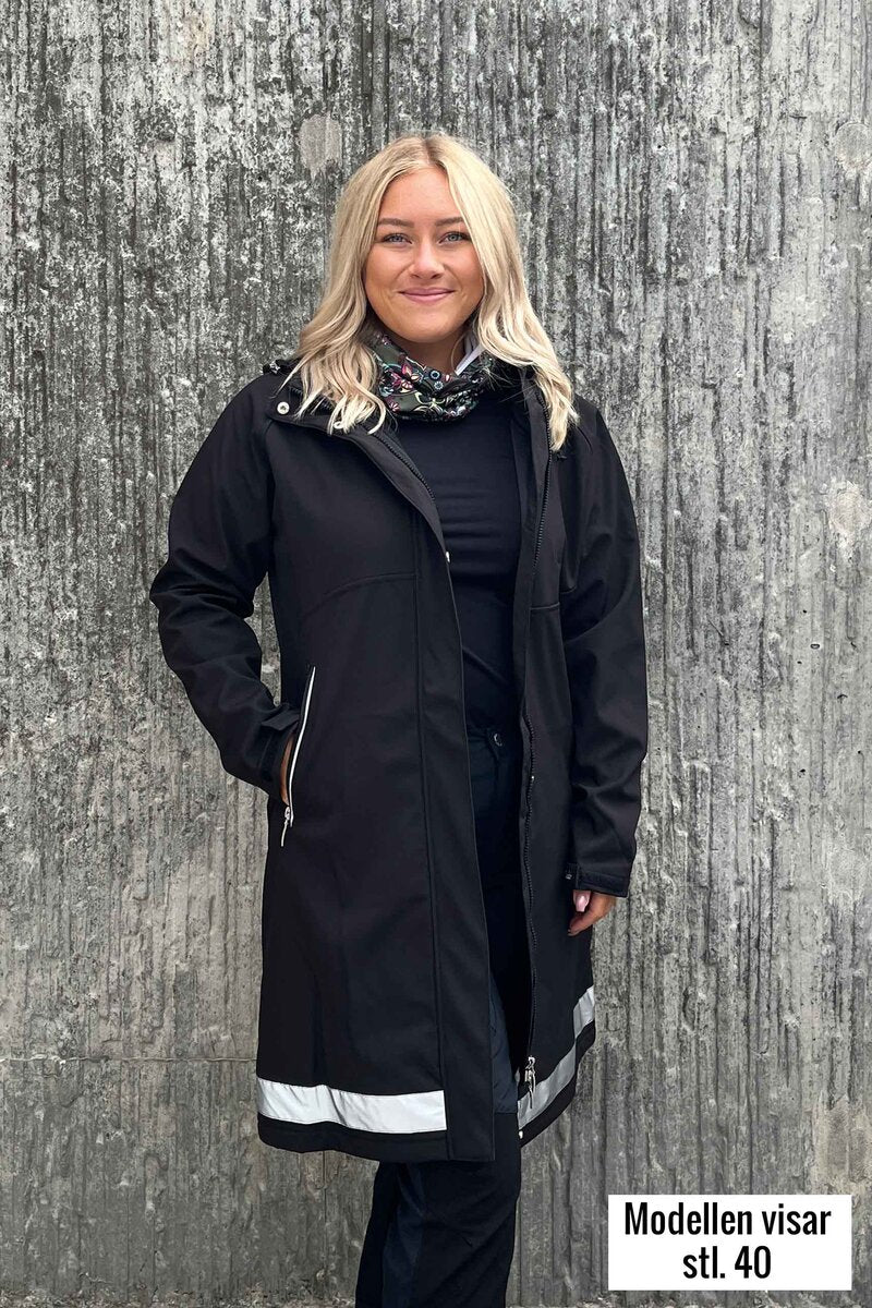 Supreme Softshell Coat Women BlackReflex - Way of Sweden