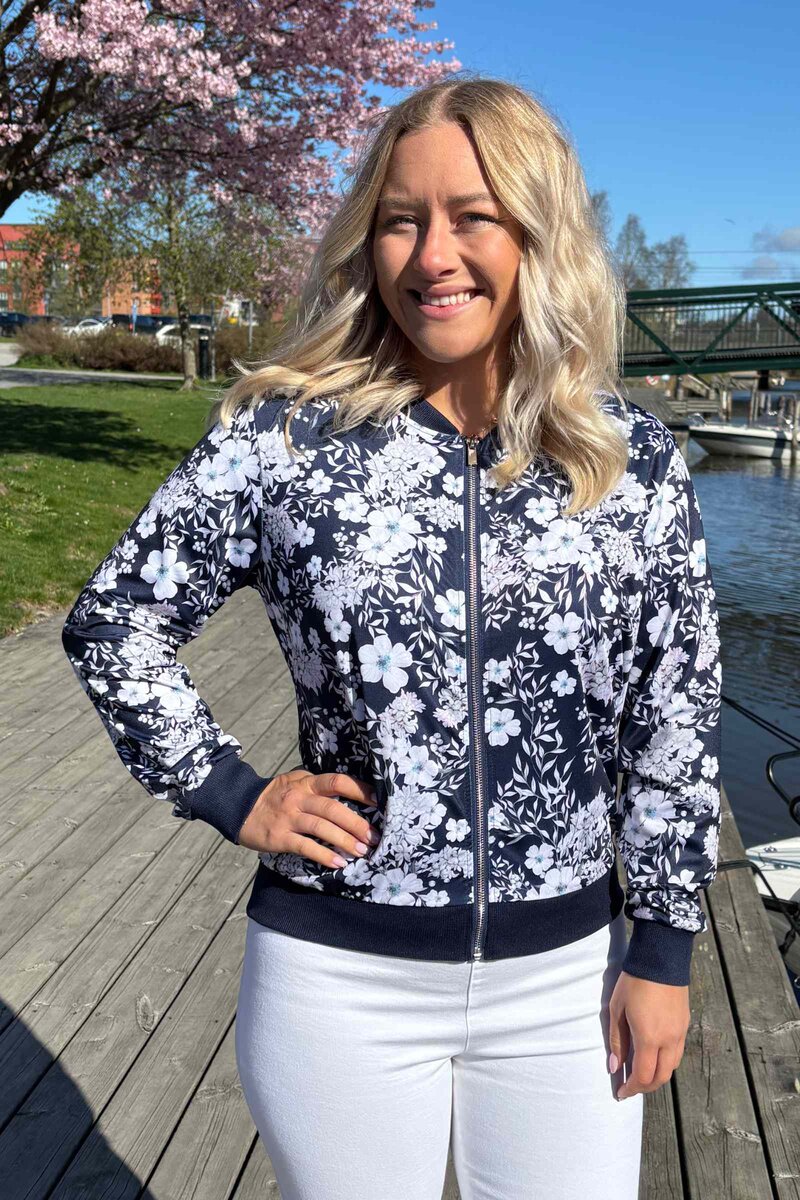 Ulrika Jacket Women Flow Dark Navy Way of Sweden