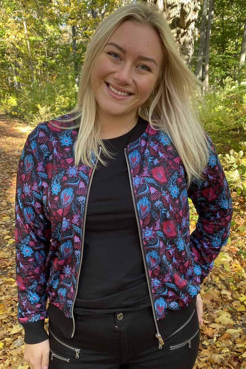 Women's Ulrika Jacket WOS Flower Print Way of Sweden