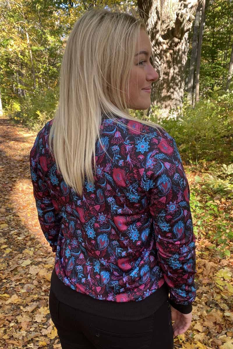Women's Ulrika Jacket WOS Flower Print Way of Sweden