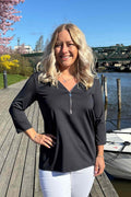 Veronica Top Women's Black Way of Sweden