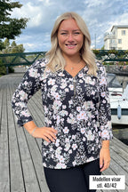 Veronica Topp Dam Flow Black Way of Sweden