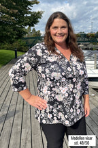 Veronica Topp Dam Flow Black Way of Sweden