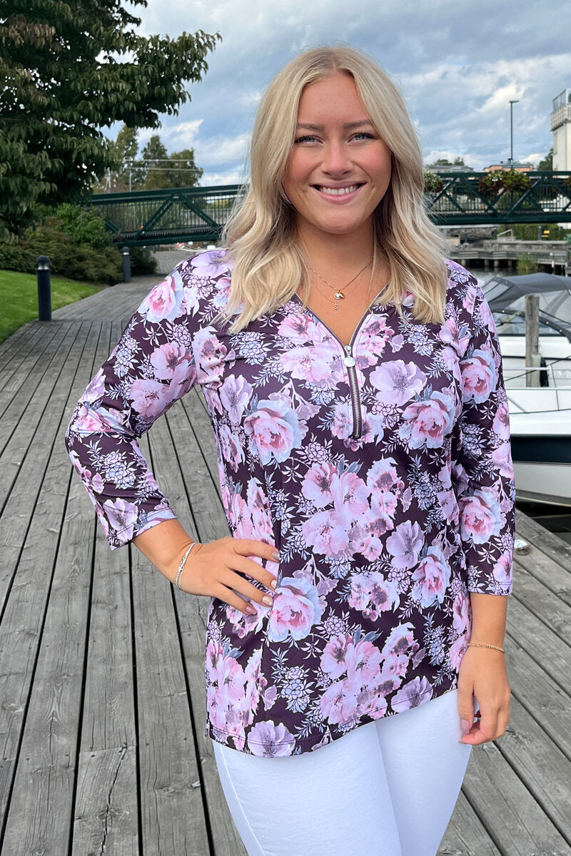 Veronica Top Women Peony Wine Red Way of Sweden