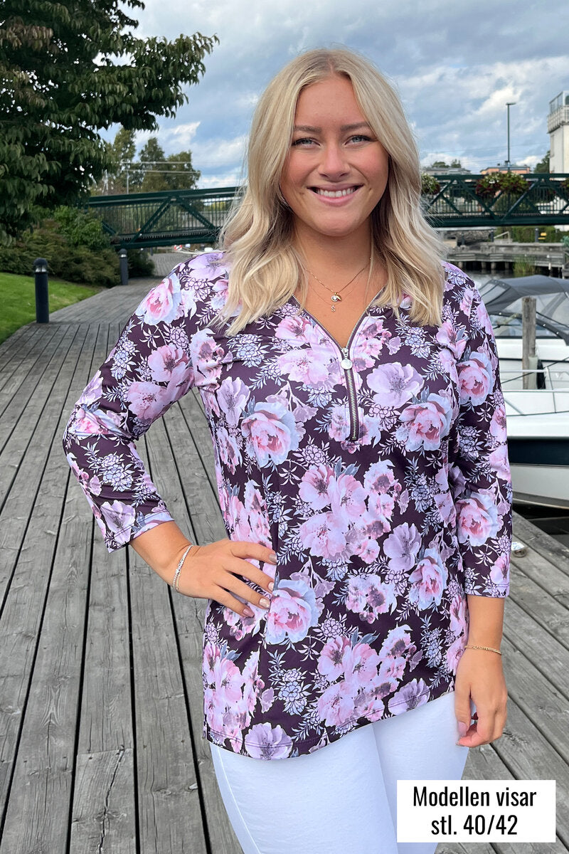 Veronica Top Women Peony Wine Red Way of Sweden