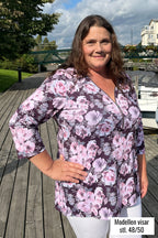 Veronica Top Women Peony Wine Red Way of Sweden