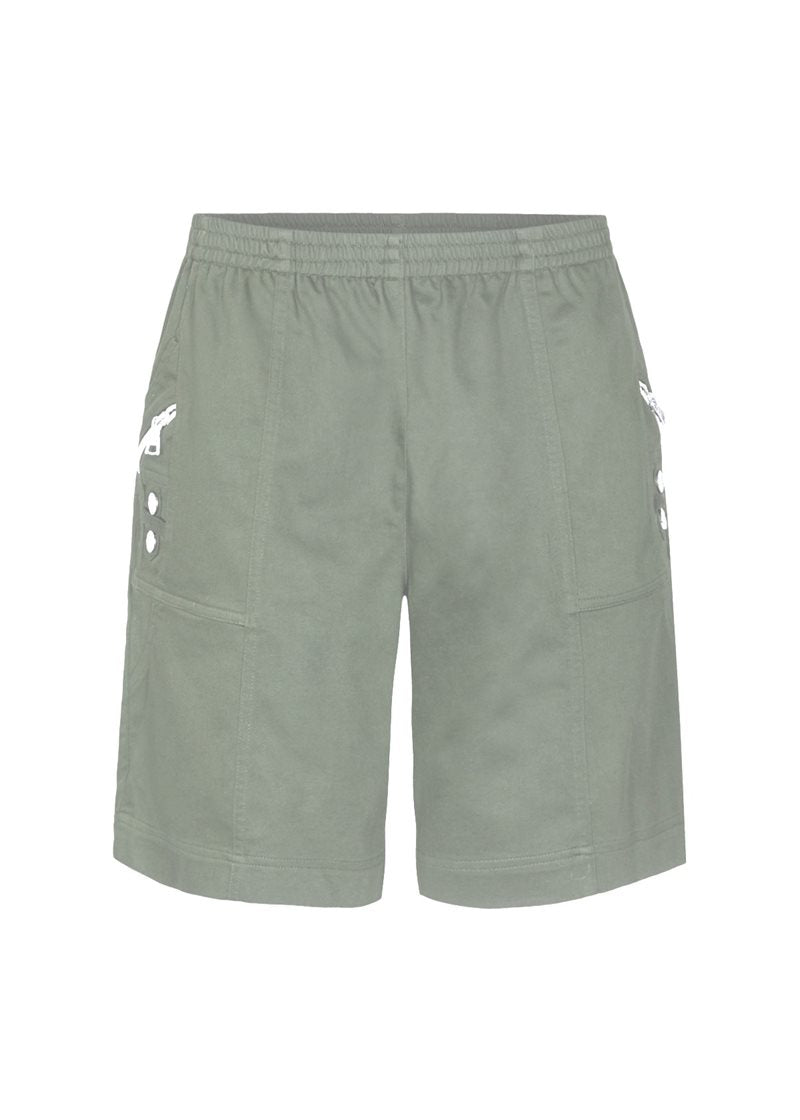 Way Of Sweden Akila 2C Shorts Women Khaki - Way of Sweden