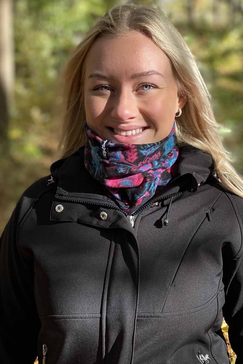 Anja Patterned Fleece Collar Women's WAY OF SWEDEN