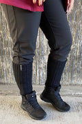 Aurora Leg Warmers Reflective Black WAY OF SWEDEN