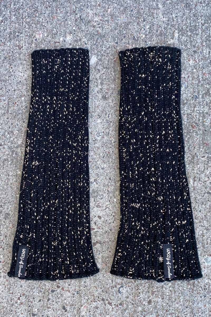 Aurora Leg Warmers Reflective Black WAY OF SWEDEN