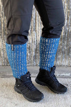 Aurora Leg Warmers Reflective Petroleum WAY OF SWEDEN