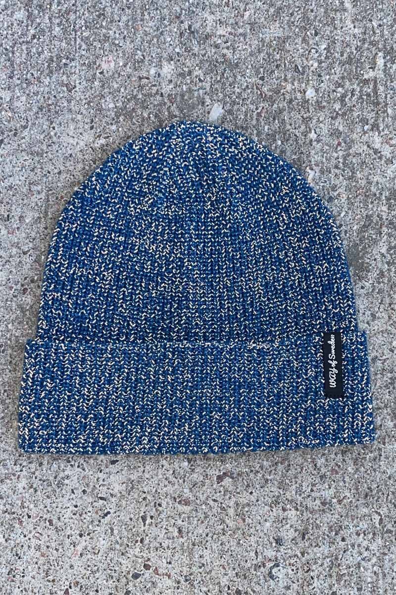 Way of Sweden Aurora Reflective Beanie Petroleum - Way of Sweden