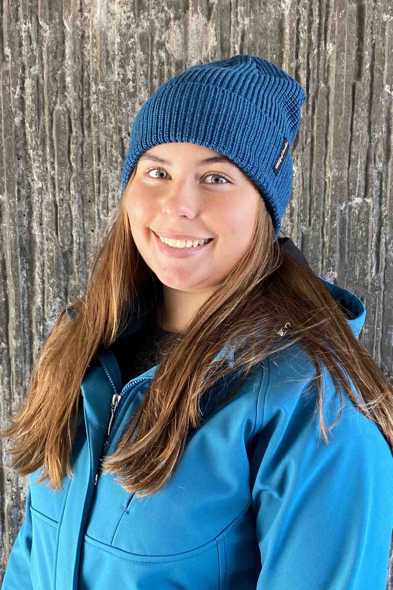Way of Sweden Aurora Reflective Beanie Petroleum - Way of Sweden