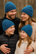 Way of Sweden Aurora Reflective Beanie Petroleum - Way of Sweden