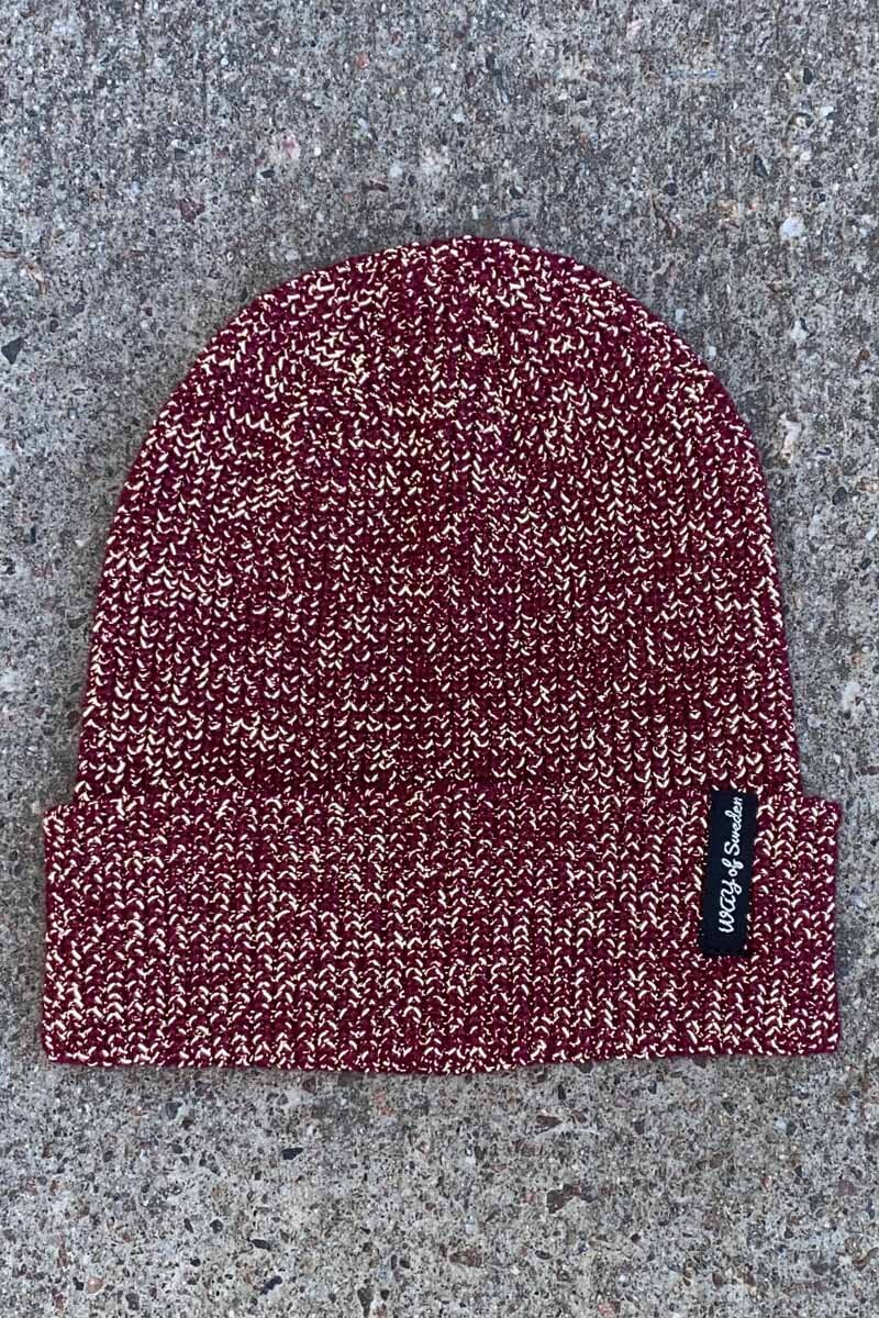 Way of Sweden Aurora Reflective Beanie Raspberry - Way of Sweden