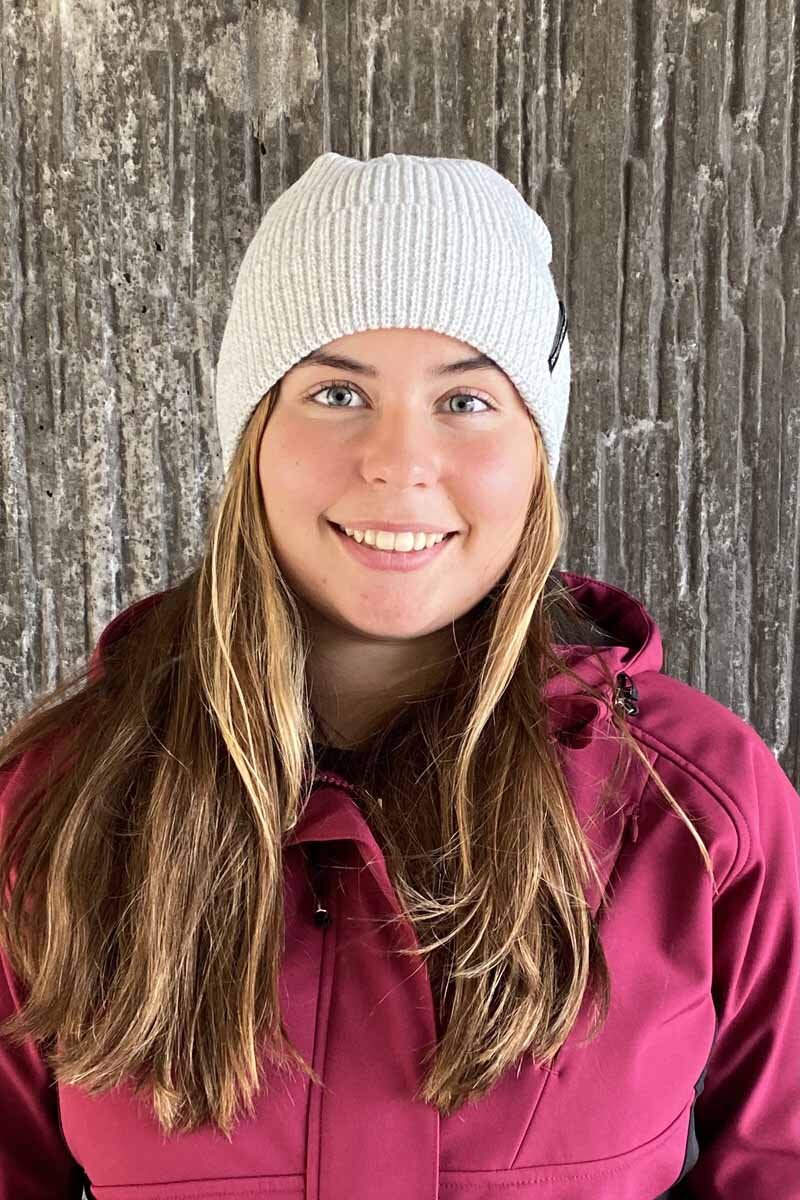 Aurora Reflective Beanie White - Way of Sweden