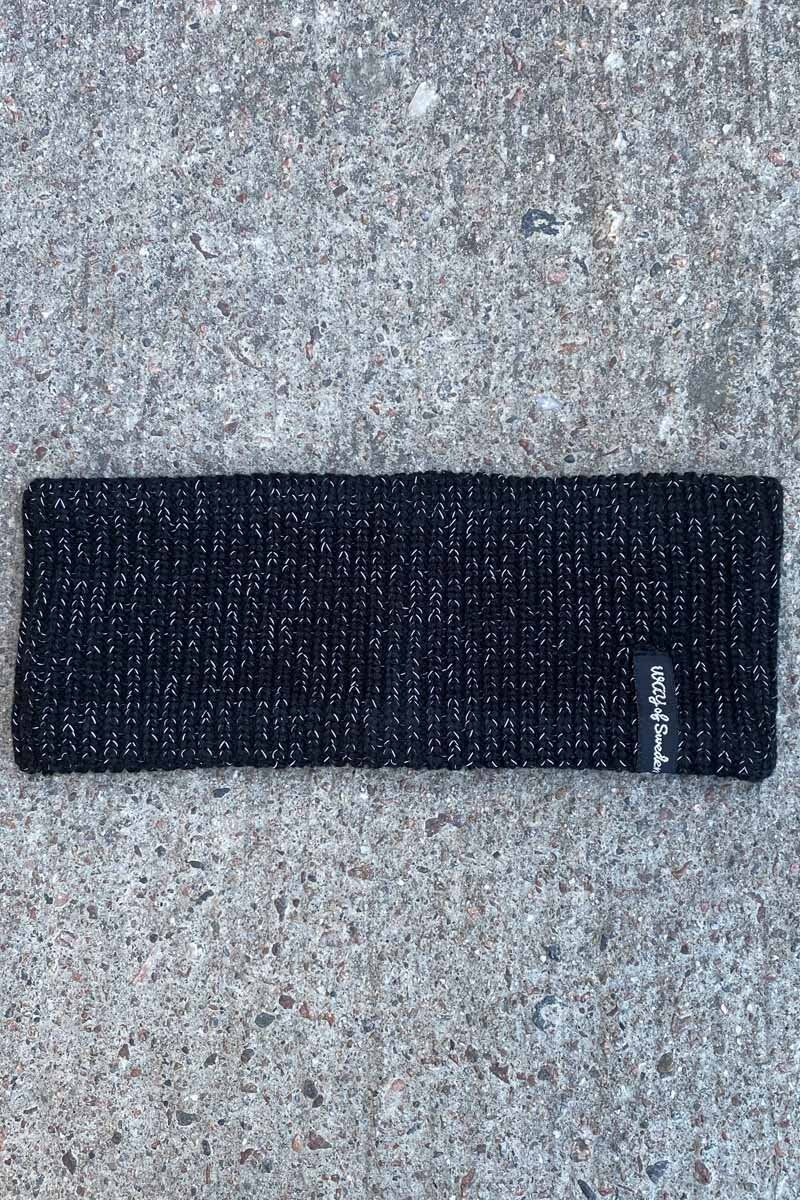 Aurora Reflective Headband Black WAY OF SWEDEN