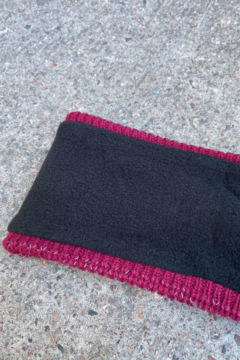 Aurora Reflective Headband Raspberry WAY OF SWEDEN