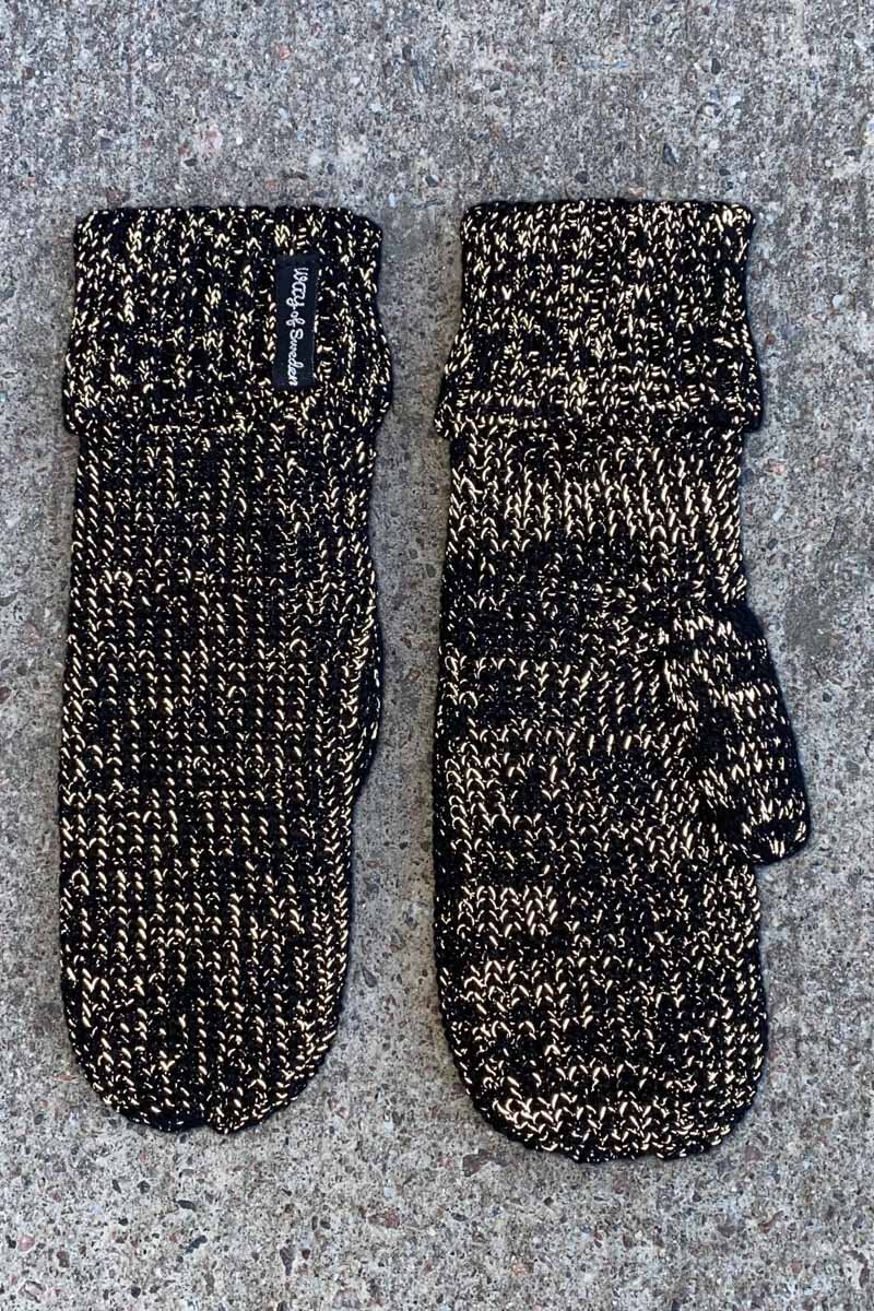 Way of Sweden Aurora Reflective Mittens Black - Way of Sweden
