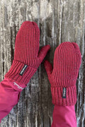 Way of Sweden Aurora Reflective Mittens Raspberry - Way of Sweden