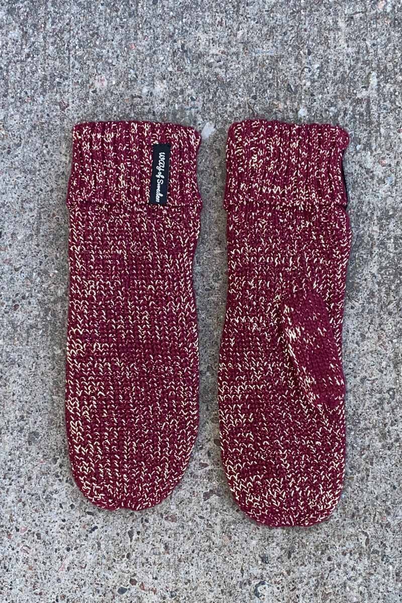 Way of Sweden Aurora Reflective Mittens Raspberry - Way of Sweden
