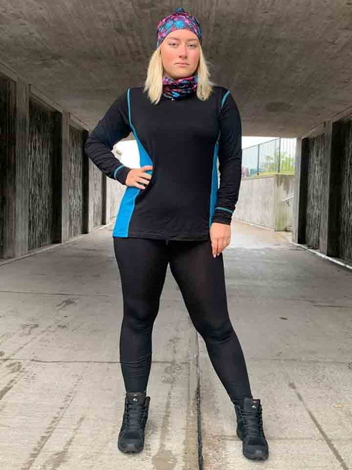 Bamboo Base Layer Women Petroleum - Way of Sweden