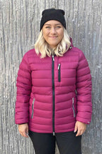 Bianca Lättviktsjacka Dam Hallonröd - Way of Sweden