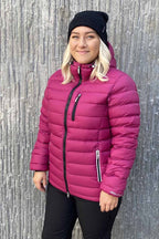 Bianca Lättviktsjacka Dam Hallonröd - Way of Sweden