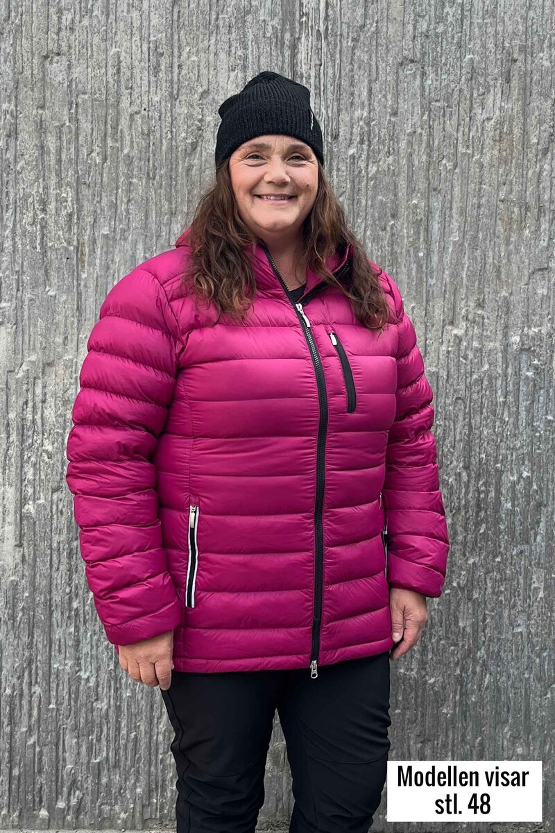 Bianca Lättviktsjacka Dam Hallonröd - Way of Sweden