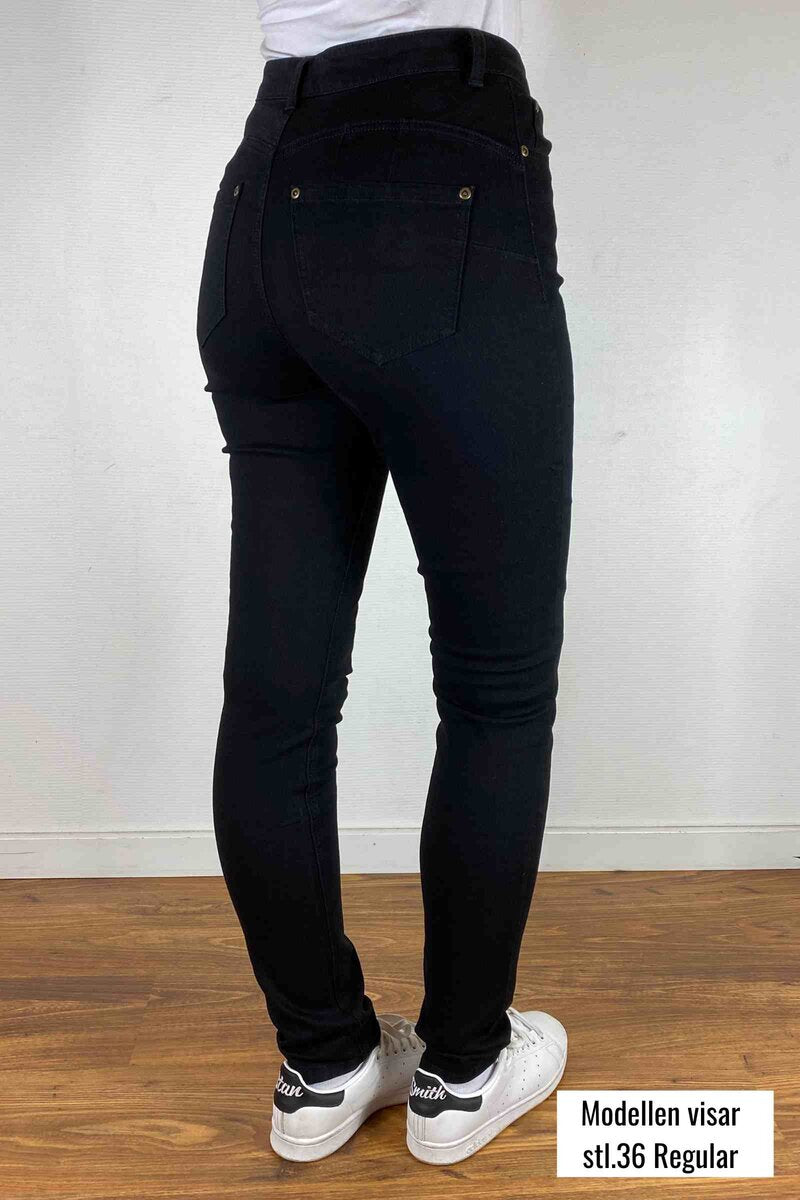 Daphne Push Up Jeans Women Black Way of Sweden