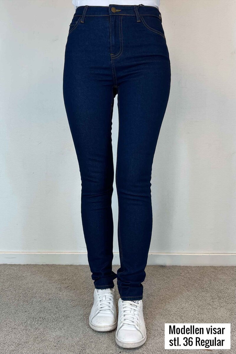 Daphne Push Up Jeans Dam Dark Denim Way of Sweden