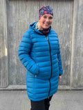 Effective Lightweight Parka Women Petroleum - Way of Sweden