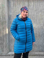 Effective Lightweight Parka Women Petroleum - Way of Sweden