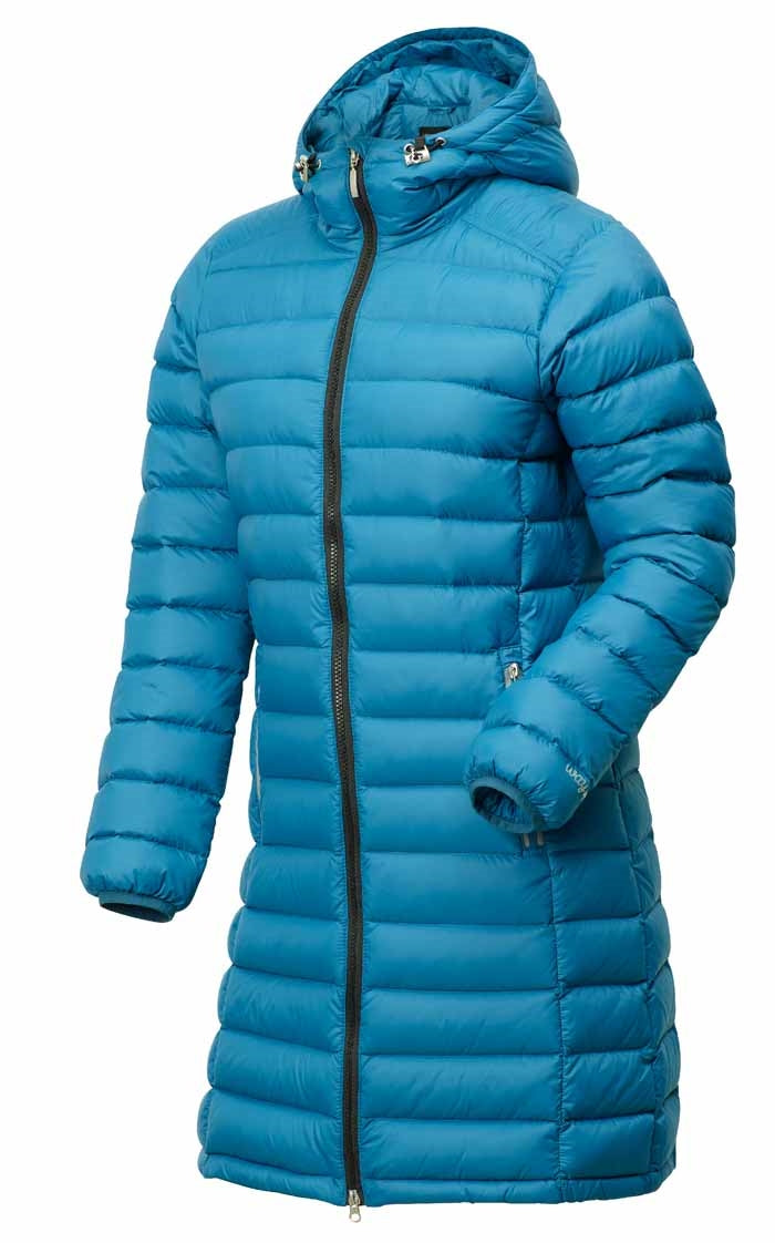 Effective Lightweight Parka Women Petroleum - Way of Sweden