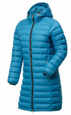 Effective Lightweight Parka Women Petroleum - Way of Sweden