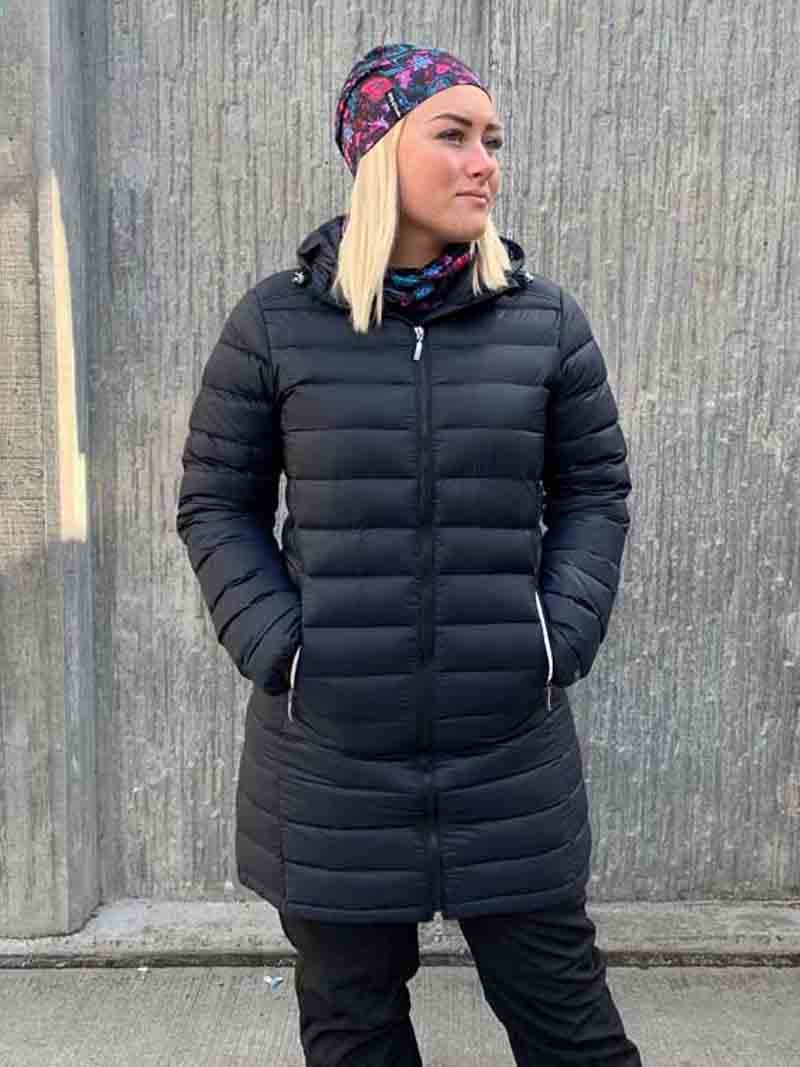 Effective Lightweight Parka Women Black - Way of Sweden
