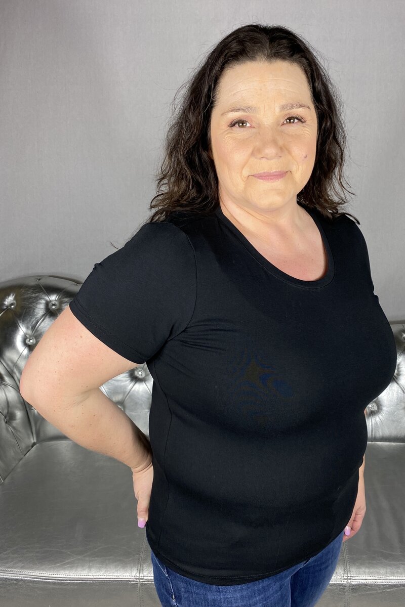 Emma Short Sleeve T-Shirt Women's Black - Way of Sweden