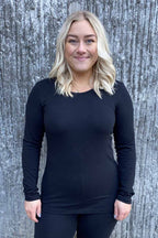 Emma Long-sleeved T-shirt Women Black - Way of Sweden
