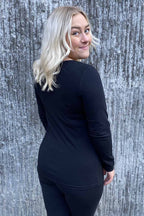 Emma Long-sleeved T-shirt Women Black - Way of Sweden