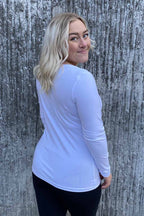 Emma Long-sleeved T-shirt Women White - Way of Sweden