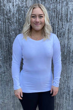 Emma Long-sleeved T-shirt Women White - Way of Sweden