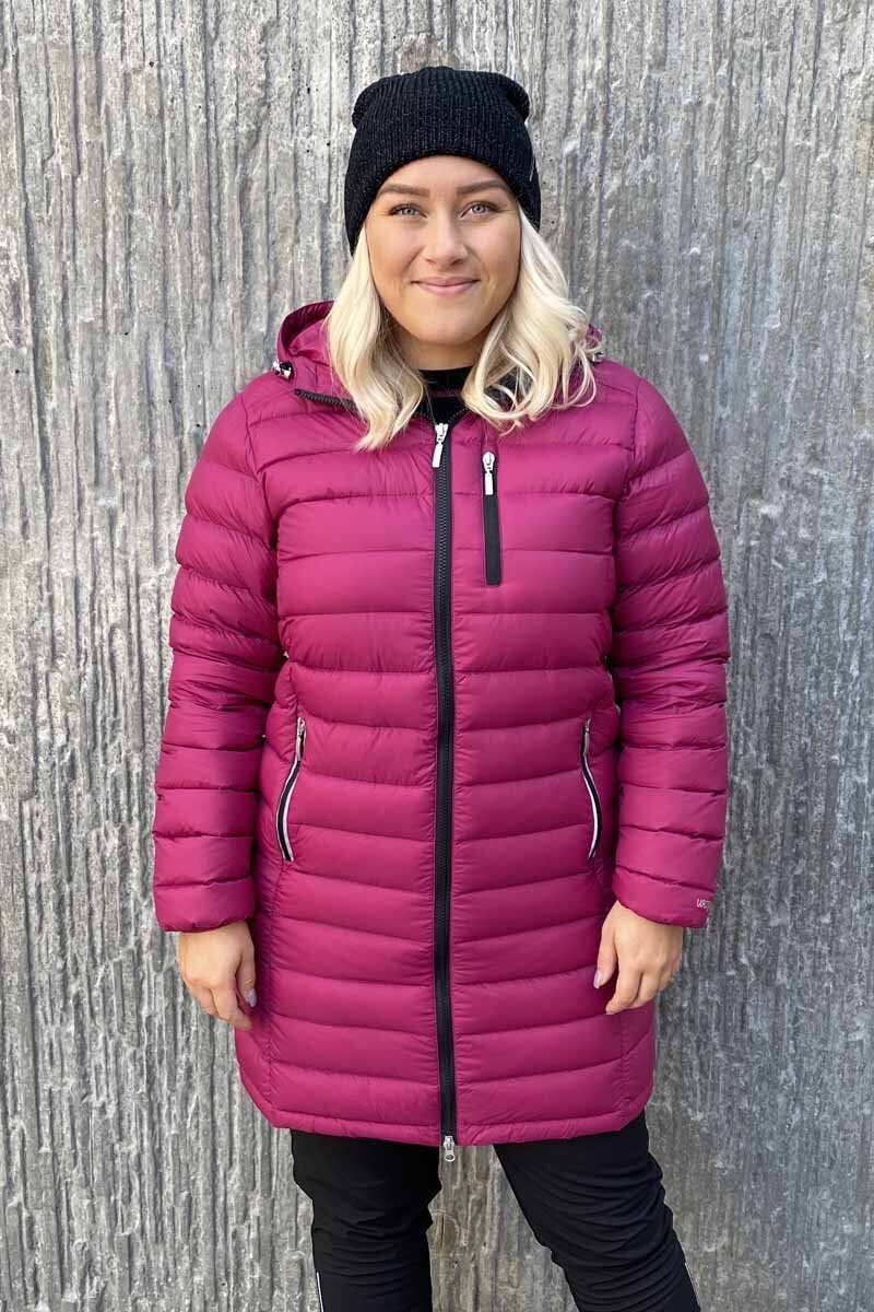 Eva Lättviktsparkas Dam Raspberry - Way of Sweden