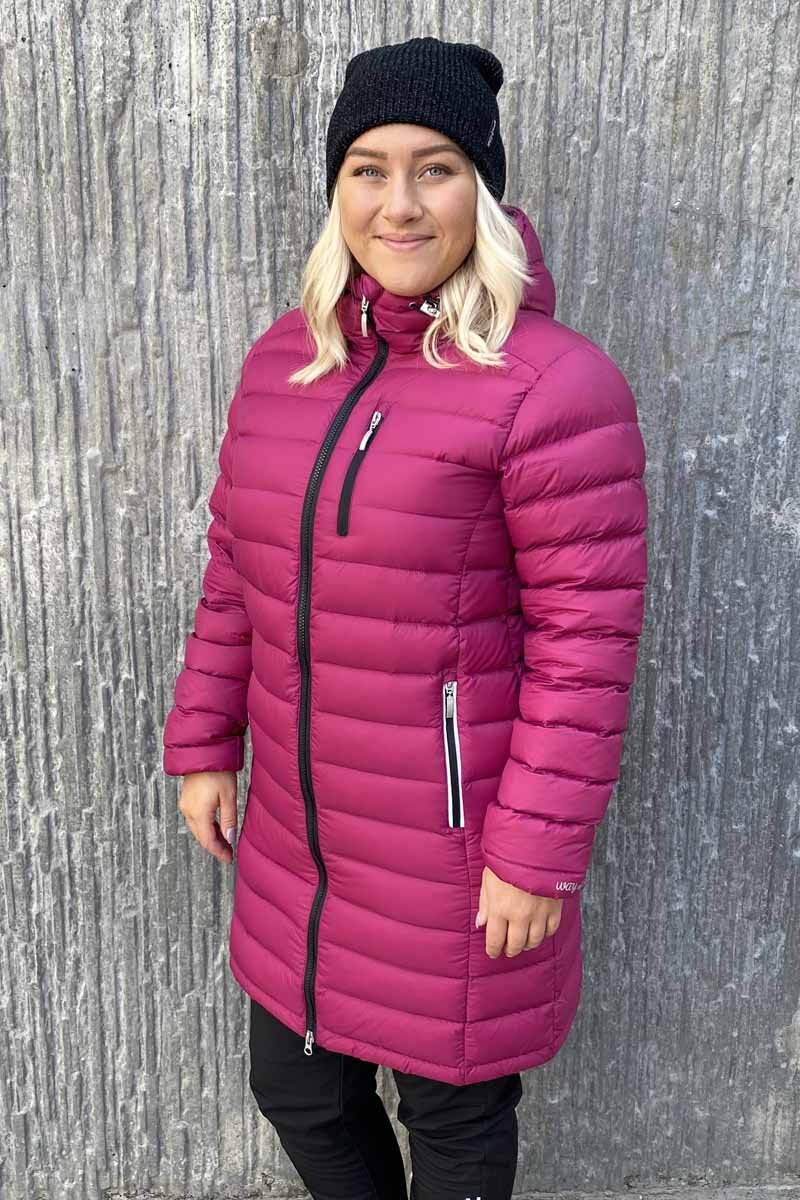 Eva Lightweight Parka Women Raspberry - Way of Sweden