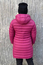 Eva Lightweight Parka Women Raspberry - Way of Sweden
