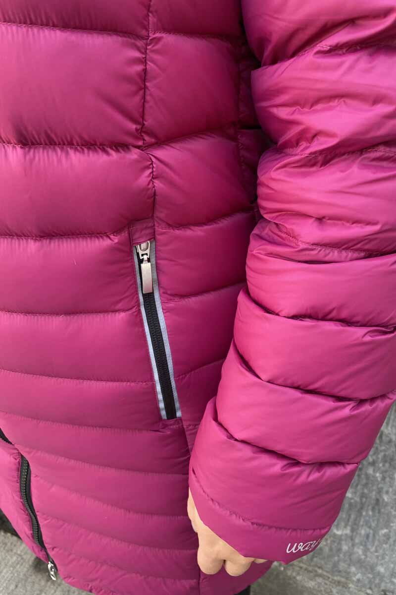 Eva Lightweight Parka Women Raspberry - Way of Sweden