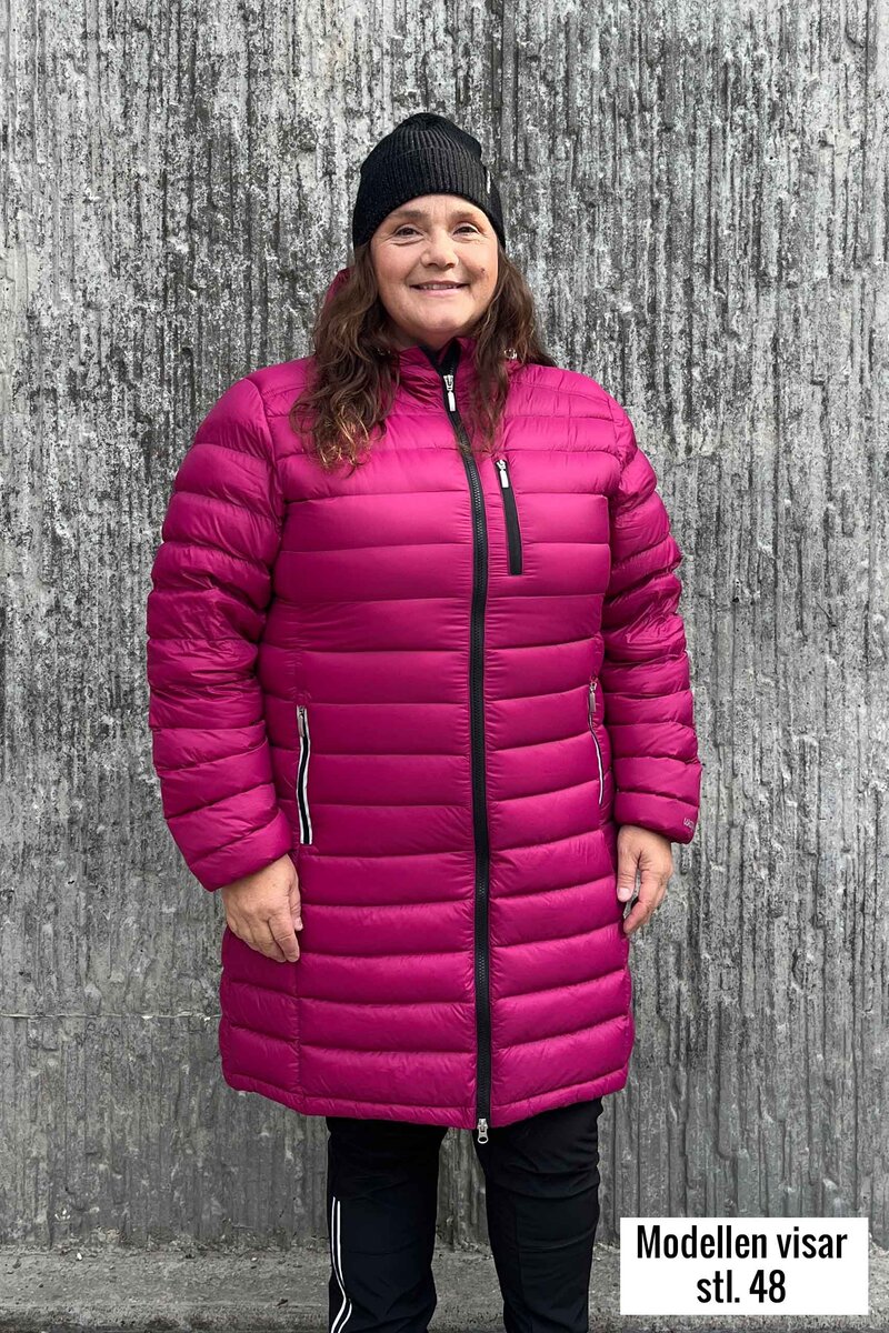 Eva Lättviktsparkas Dam Raspberry - Way of Sweden