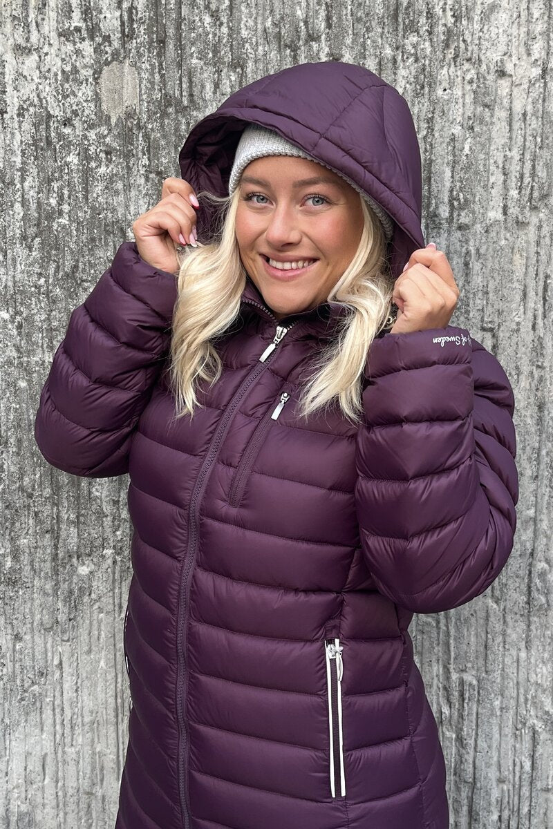 Eva Lightweight Parka Women Winered Way of Sweden
